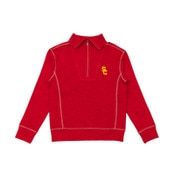 USC Trojans Women's Tommy Bahama Cardinal SC Interlock Sport Tobago Bay 1/2 Zip Top